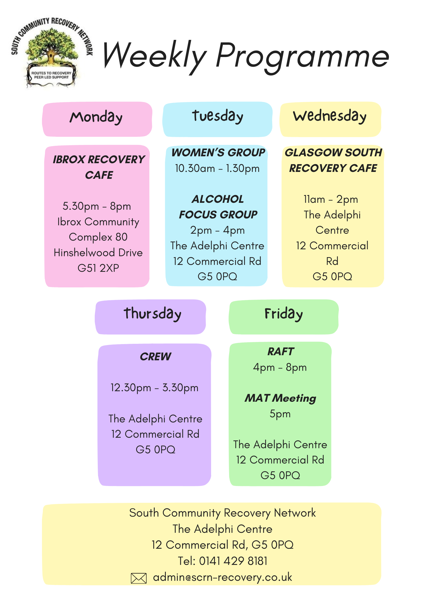 Weekly Programme Sept 24